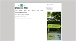 Desktop Screenshot of deponie-hoeli.ch